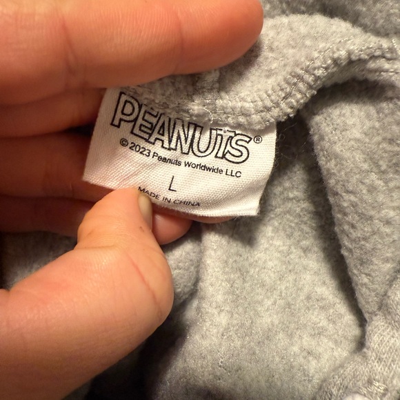 Peanuts Gray Fleece Hoodie - Picture 5 of 7